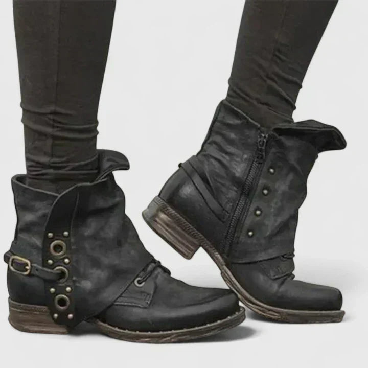 Mayzheen | Women Boots With Arch Support And Slip Resistant Outsole For Autumn Days Or Office Wear
