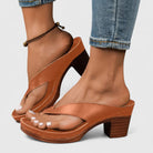 Jazrielle | Women Heels With Shaped Footbed Shock Absorbing Sole And Slip Resistant Outsole For Evening Or Office