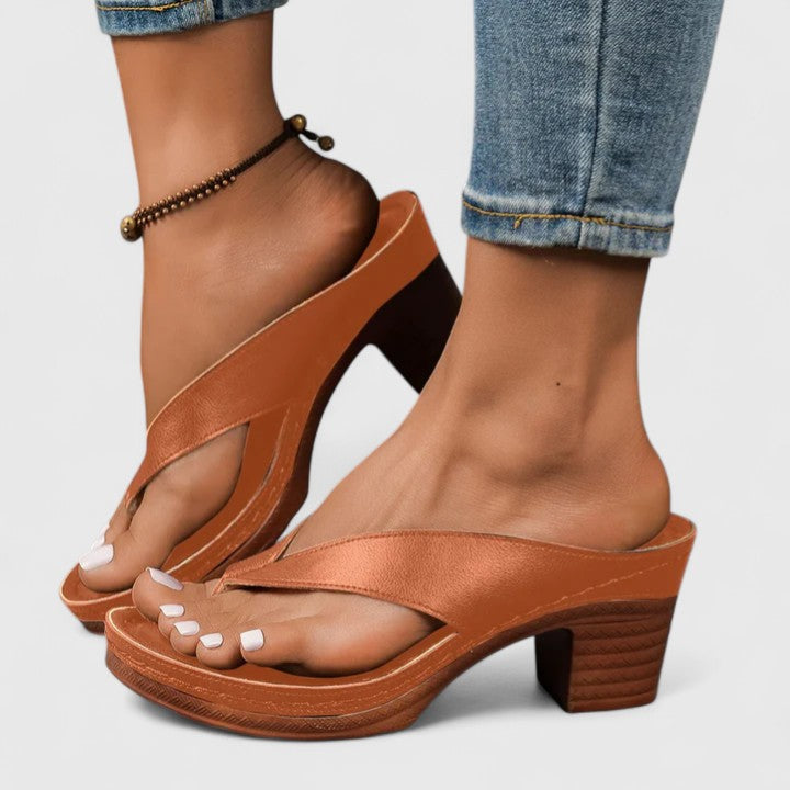 Jazrielle | Women Heels With Shaped Footbed Shock Absorbing Sole And Slip Resistant Outsole For Evening Or Office