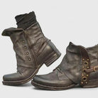 Mayzheen | Women Boots With Arch Support And Slip Resistant Outsole For Autumn Days Or Office Wear