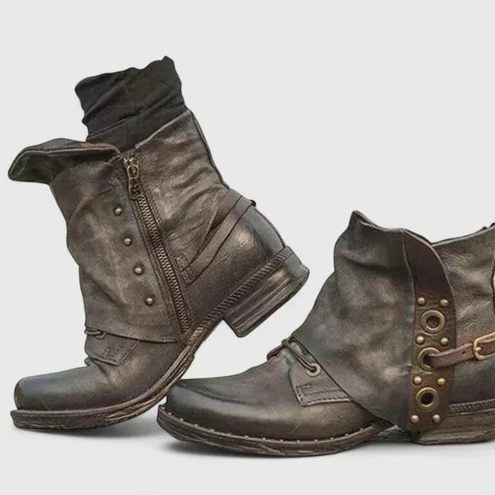 Mayzheen | Women Boots With Arch Support And Slip Resistant Outsole For Autumn Days Or Office Wear