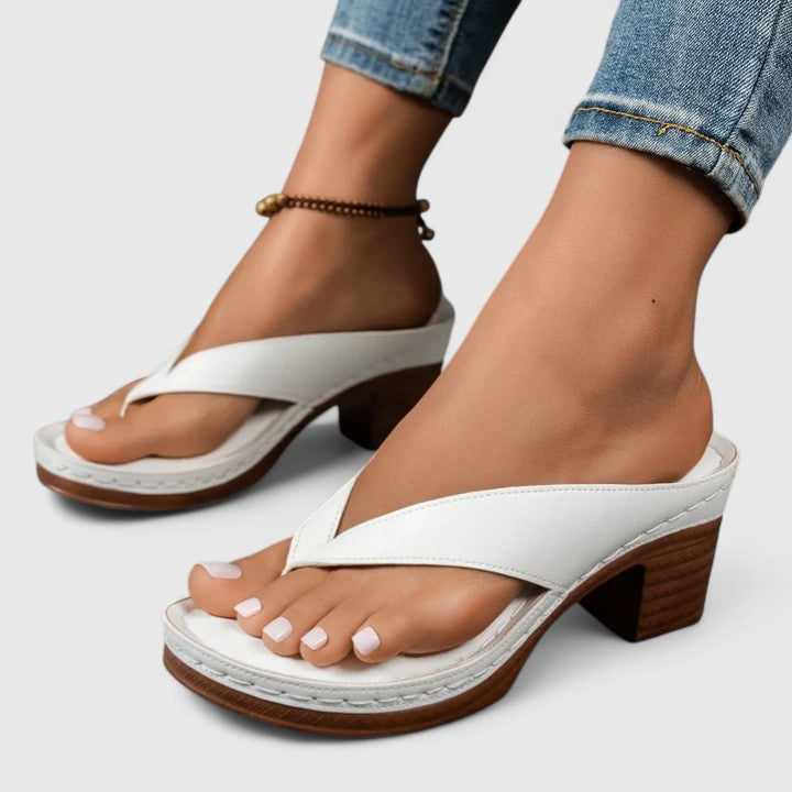 Jazrielle | Women Heels With Shaped Footbed Shock Absorbing Sole And Slip Resistant Outsole For Evening Or Office
