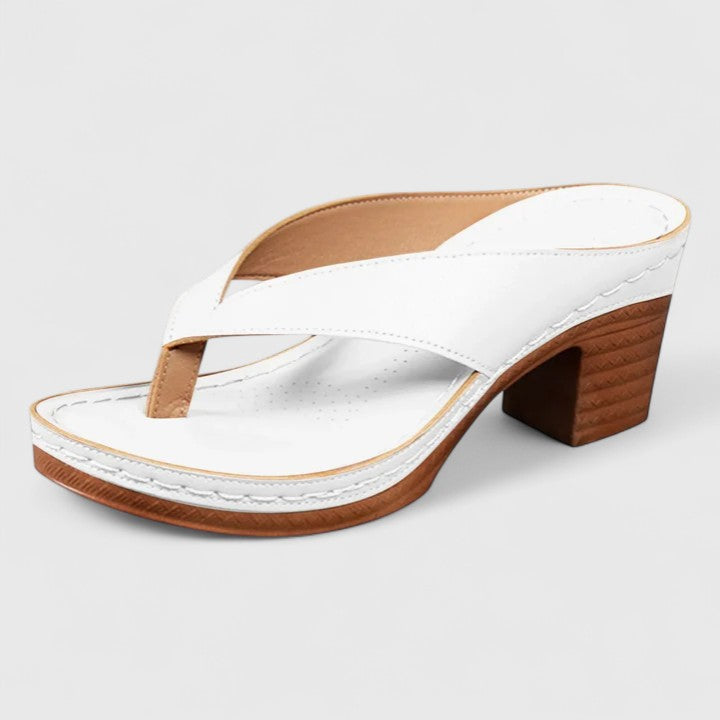 Jazrielle | Women Heels With Shaped Footbed Shock Absorbing Sole And Slip Resistant Outsole For Evening Or Office