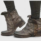 Mayzheen | Women Boots With Arch Support And Slip Resistant Outsole For Autumn Days Or Office Wear