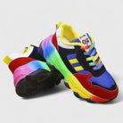 Chrystane | Women Lace Up Running Shoes With Cushioned Insole And Vibrant Pattern For Sport Tennis Or Casual Days
