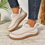 Emily | Women Lined Slip On House Sandals With Round Toe