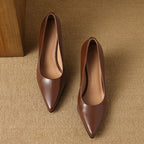 Verona | Women Pointed Toe Pumps With Block Heel