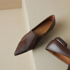 Klara Genuine Leather Flats