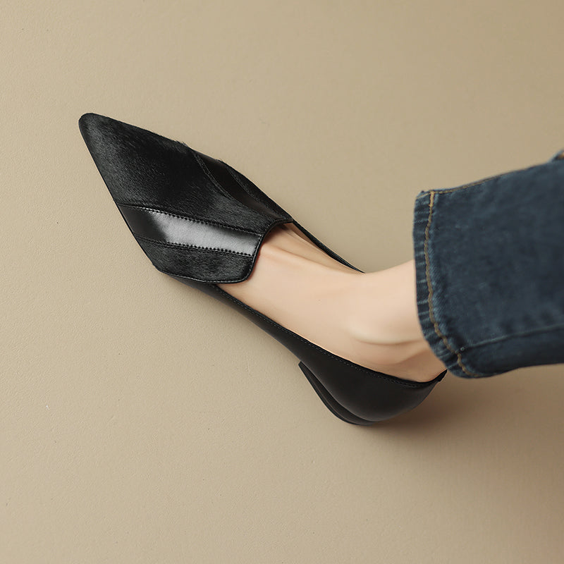Klara Genuine Leather Flats