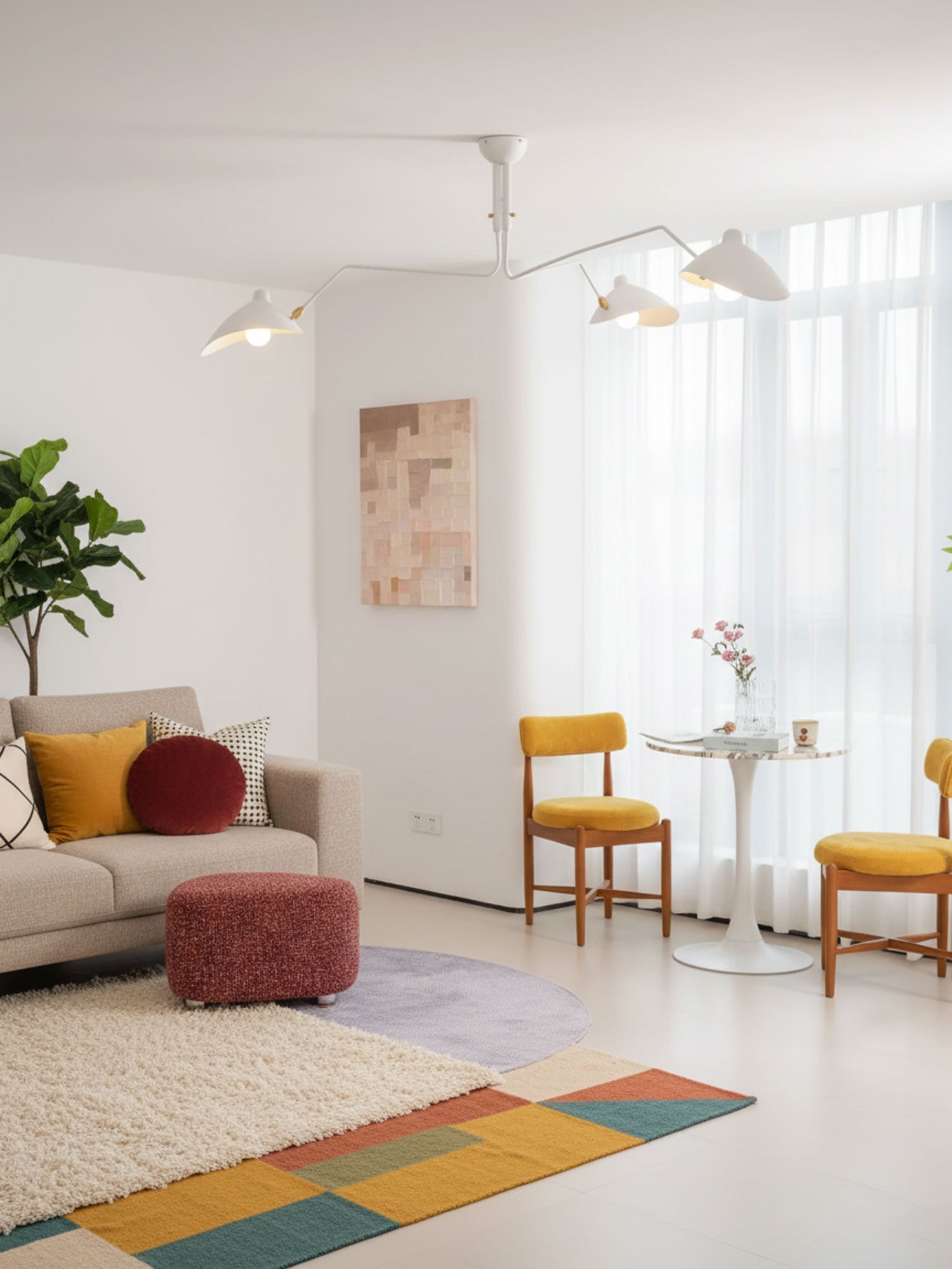 Multi-Arm Spider Ceiling Light A