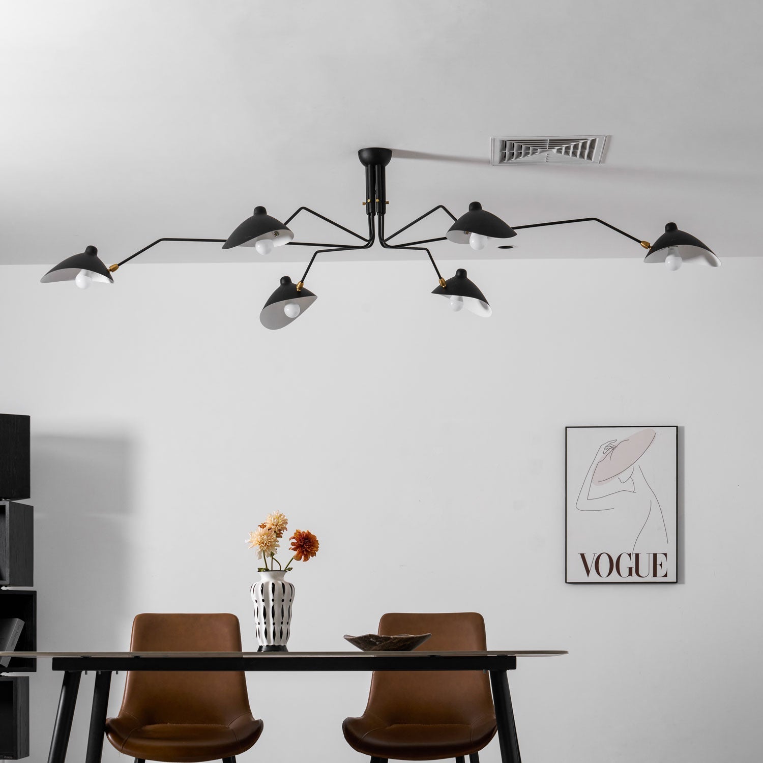 Multi-Arm Spider Ceiling Light A