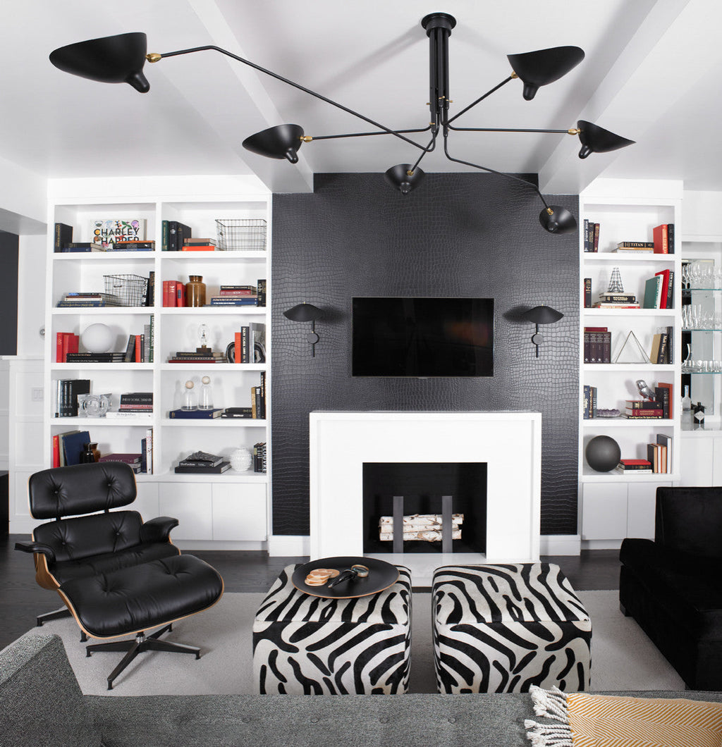 Multi-Arm Spider Ceiling Light A