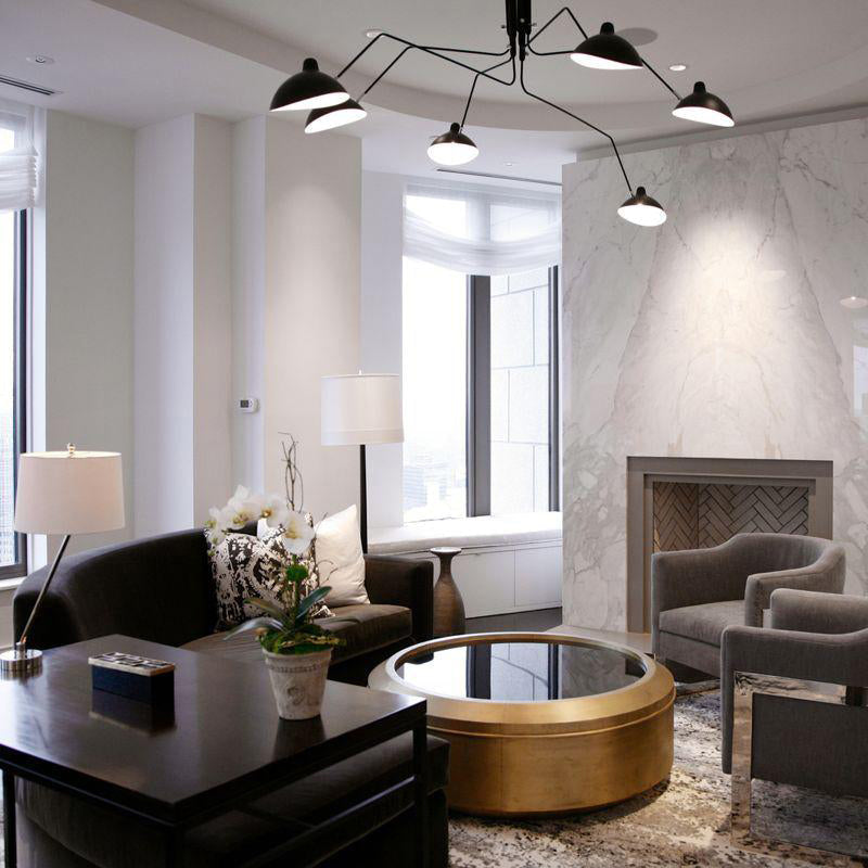Multi-Arm Spider Ceiling Light A