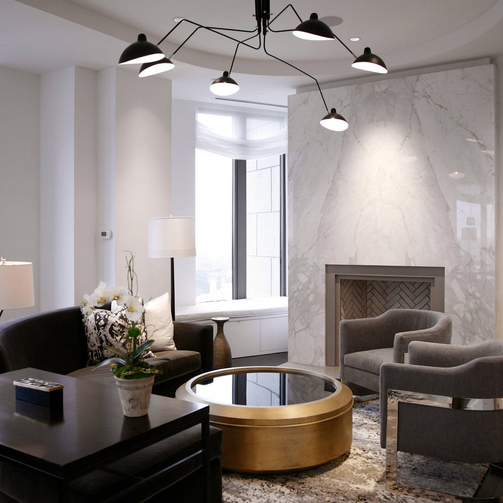Multi-Arm Spider Ceiling Light A