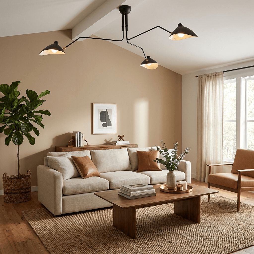 Multi-Arm Spider Ceiling Light A