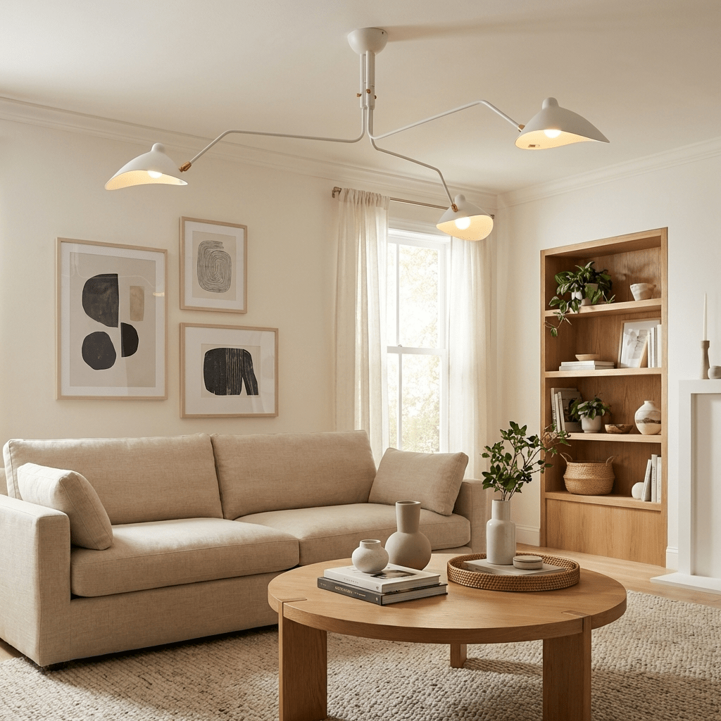 Multi-Arm Spider Ceiling Light A