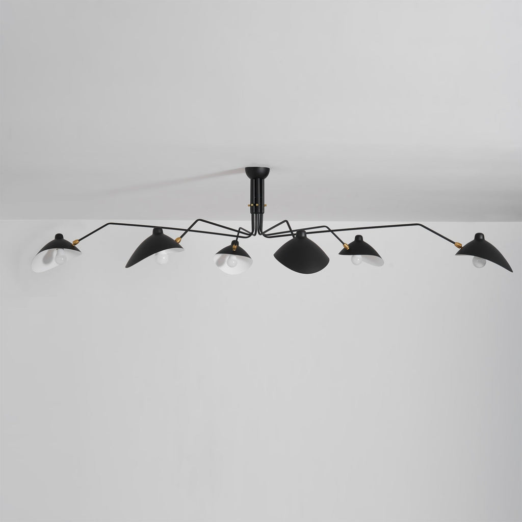 Multi-Arm Spider Ceiling Light A