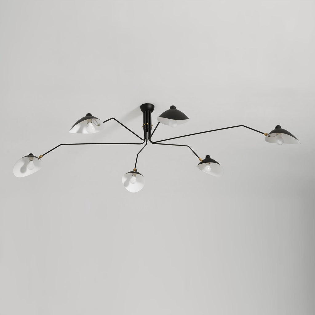 Multi-Arm Spider Ceiling Light A