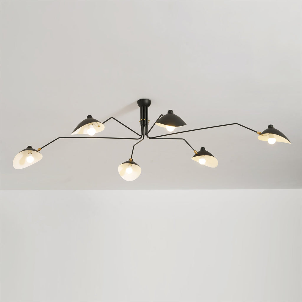 Multi-Arm Spider Ceiling Light A