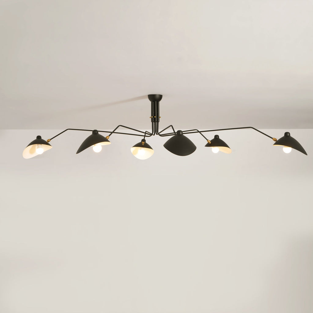 Multi-Arm Spider Ceiling Light A