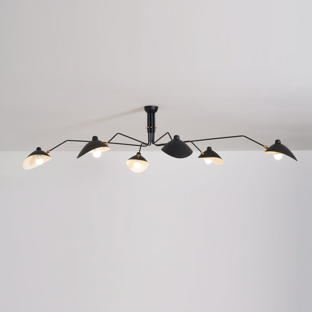Multi-Arm Spider Ceiling Light A