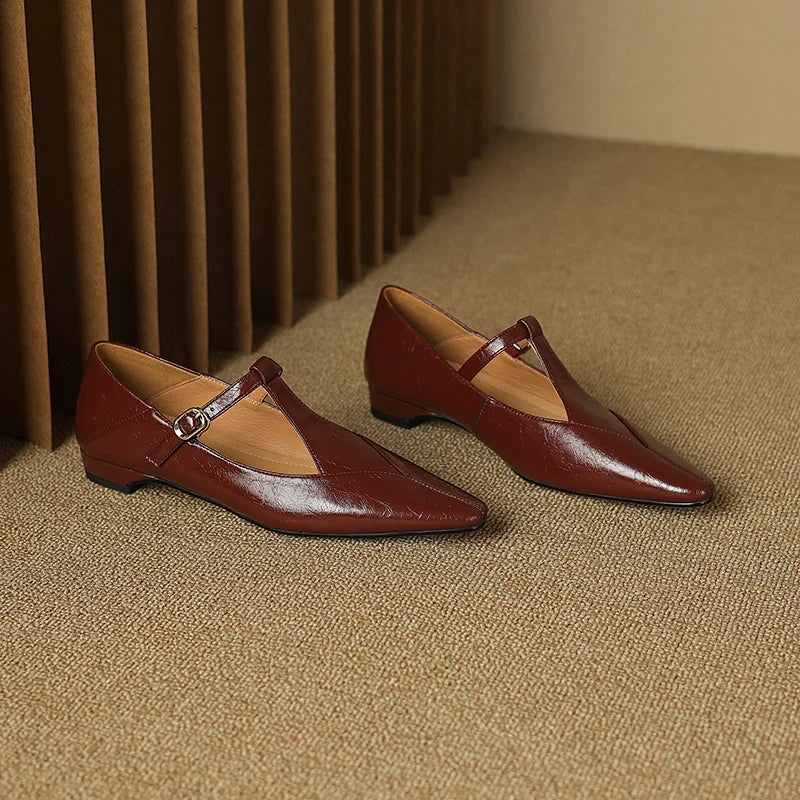 Ivra Genuine Leather Flats