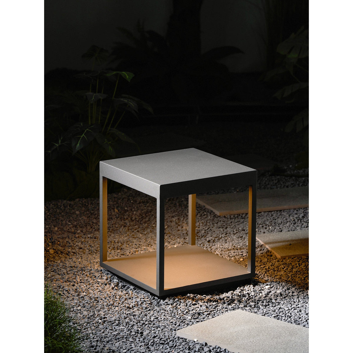 Square Frame Post Outdoor Light