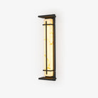 Square Outdoor Alabaster Wall Light