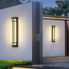 Square Outdoor Alabaster Wall Light
