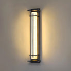 Square Outdoor Alabaster Wall Light