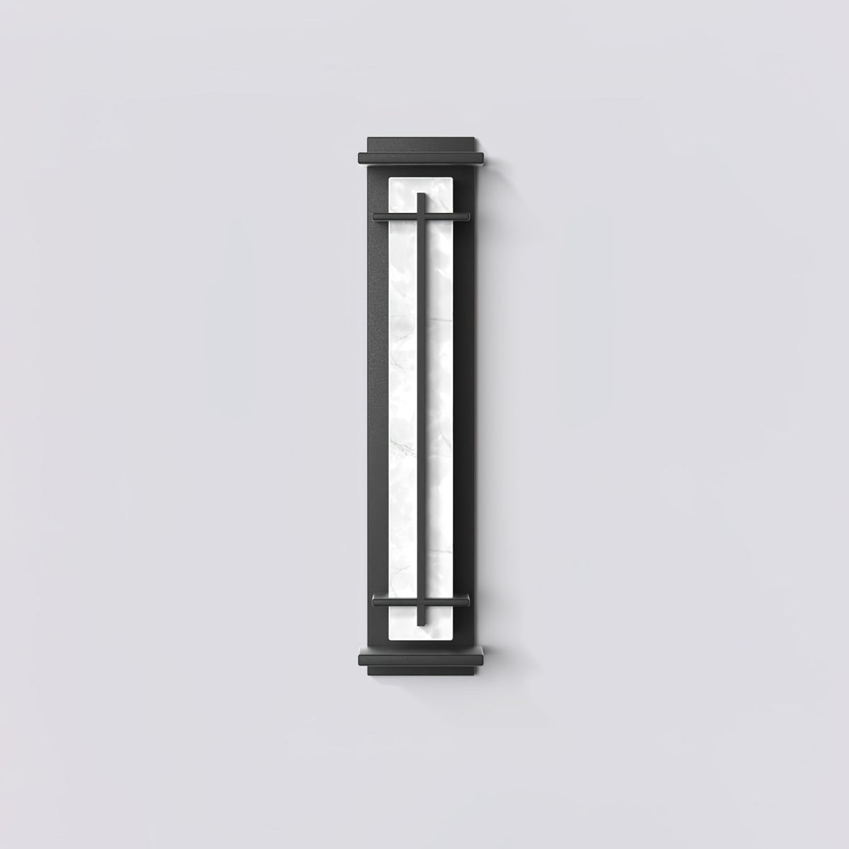 Square Outdoor Alabaster Wall Light