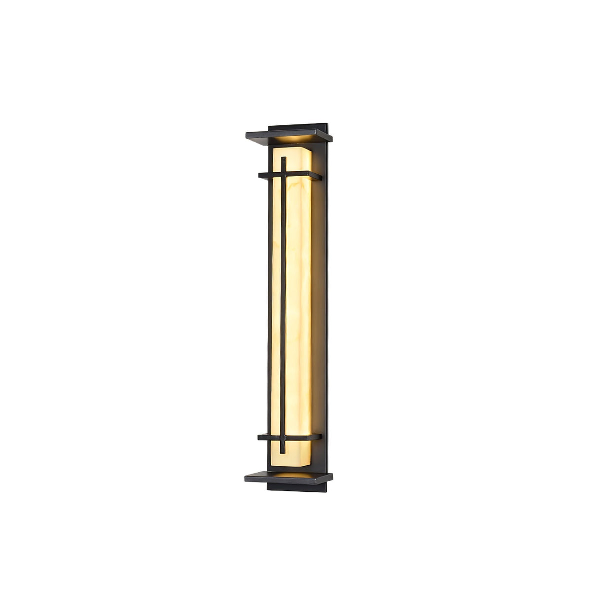 Square Outdoor Alabaster Wall Light