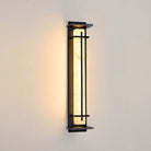Square Outdoor Alabaster Wall Light