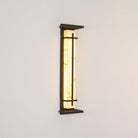 Square Outdoor Alabaster Wall Light