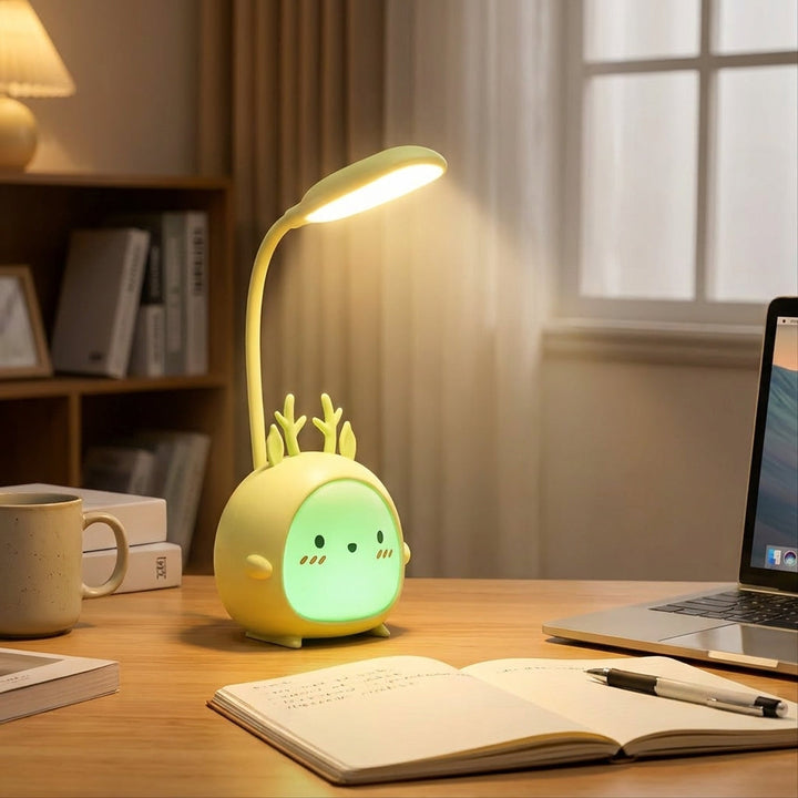 Gentle LED Reading Lamp with Flexible Neck and USB Connection