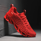 Men’s Running Shoes – Knit Sneakers with Grip Sole