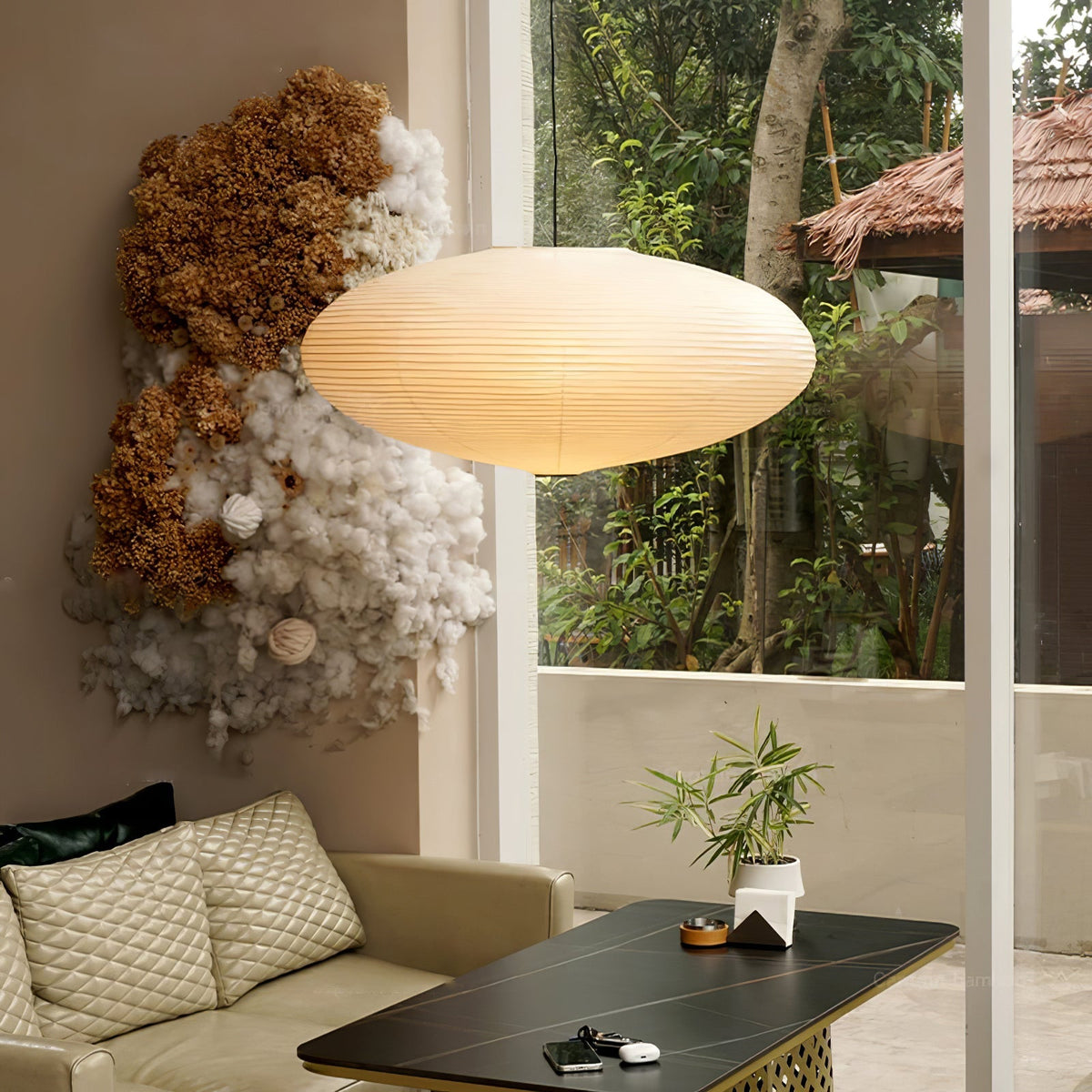 Washi Paper 15A 21A 26A Pendant Light