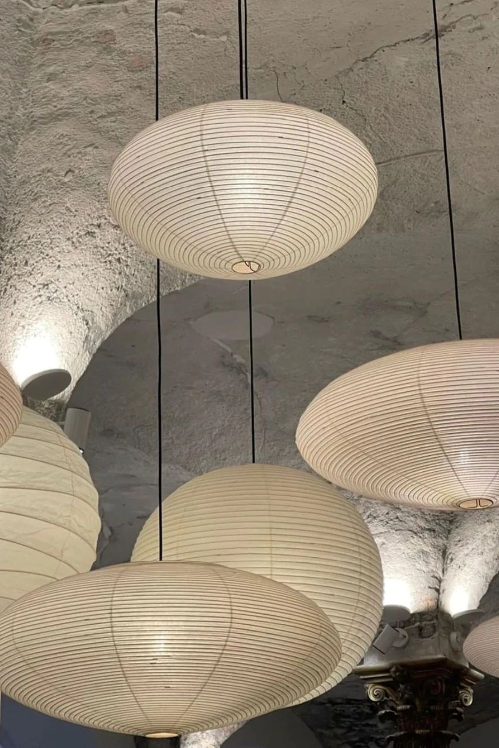 Washi Paper 15A 21A 26A Pendant Light
