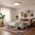 Wooden Geometric Ceiling Light