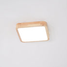 Wooden Geometric Ceiling Light
