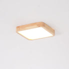 Wooden Geometric Ceiling Light
