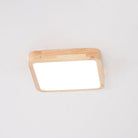Wooden Geometric Ceiling Light