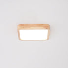 Wooden Geometric Ceiling Light