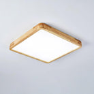 Wooden Geometric Ceiling Light