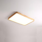 Wooden Geometric Ceiling Light