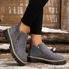 Raely | Women Boots With Side Zipper Arch Support Cushioned Insole And Sturdy Outsole For Autumn Or Office