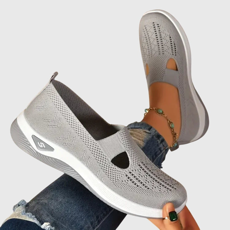 Lora | Women Slip Resistant Walking Shoes With Rubber Sole