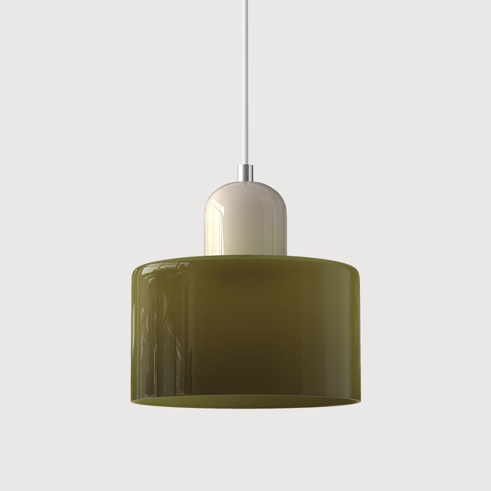 Bauhaus Colored Glass Pendant Light Modern Design