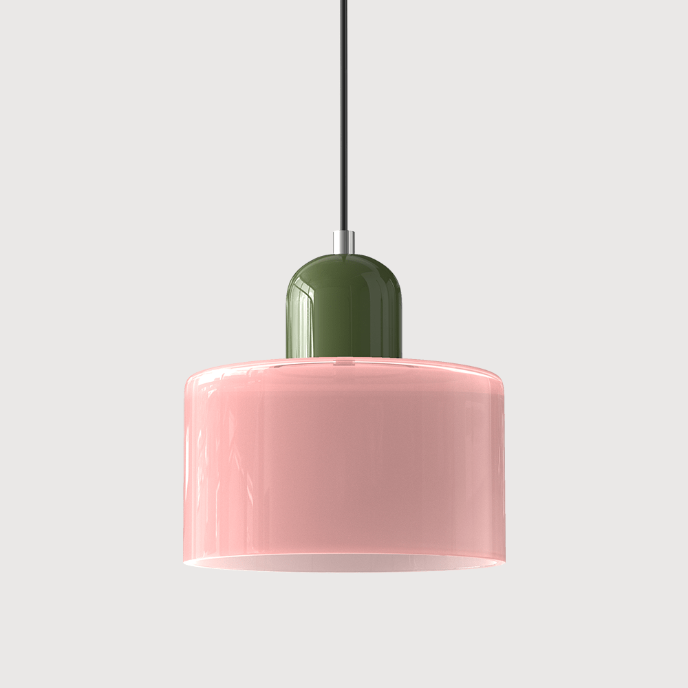 Bauhaus Colored Glass Pendant Light Modern Design