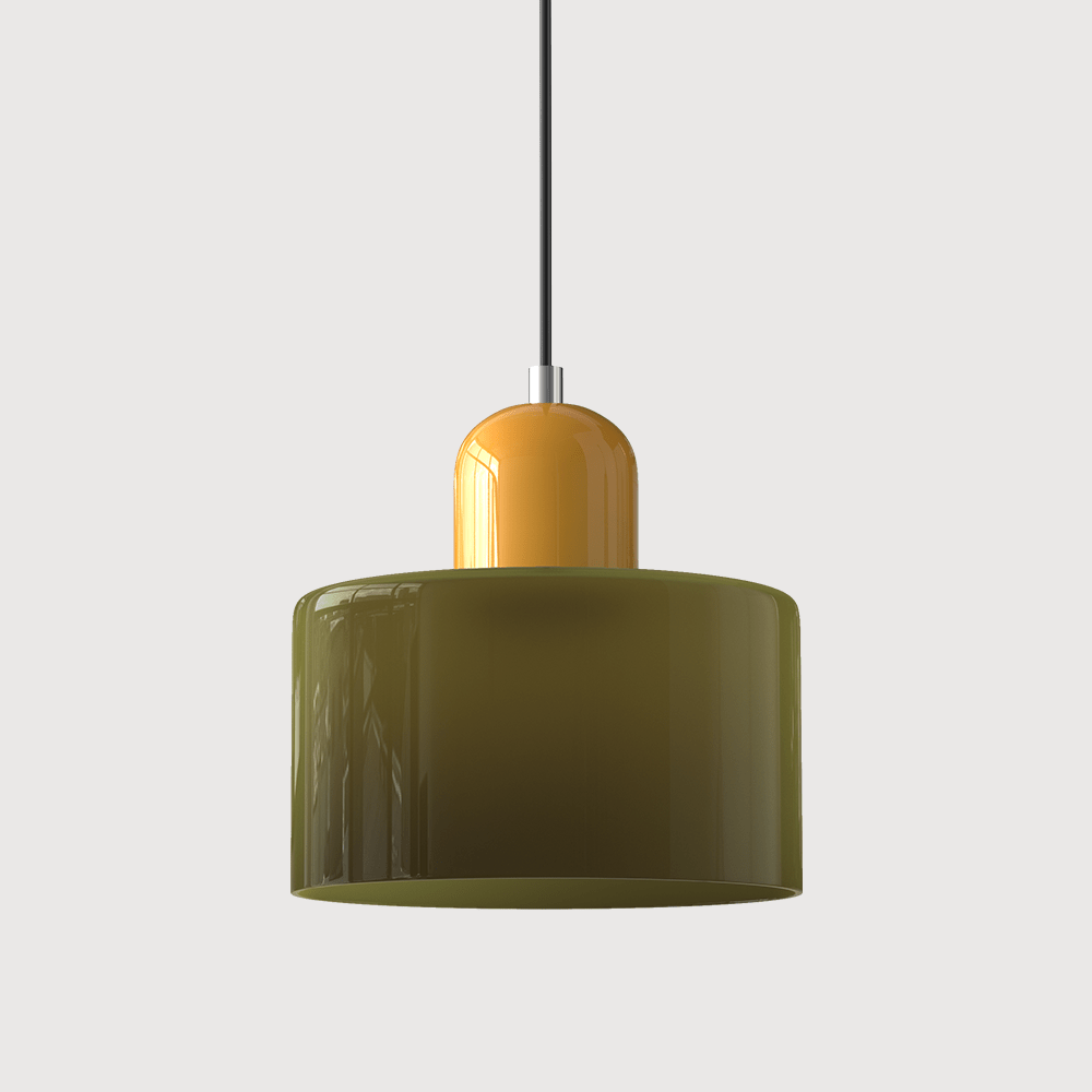 Bauhaus Colored Glass Pendant Light Modern Design